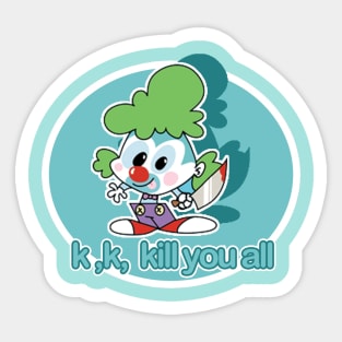 Killer Clown Sticker